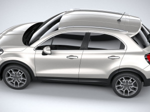 Fiat 500X 2019 3D Modell