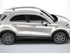 Fiat 500X 2019 3D Modell