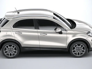 Fiat 500X 2019 3D Model