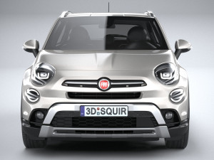Fiat 500X 2019 3D Modell