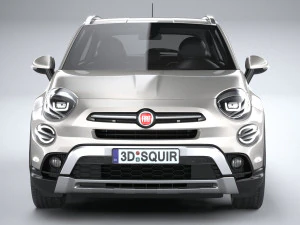 Fiat 500X 2019 3D Model