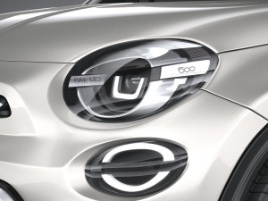 Fiat 500X 2019 3D Modell