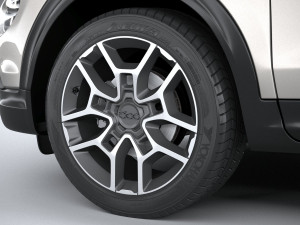 Fiat 500X 2019 3D Modell