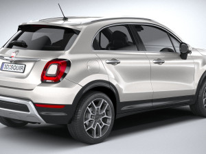 Fiat 500X 2019 3D Modell