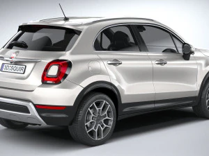 Fiat 500X 2019 3D Model
