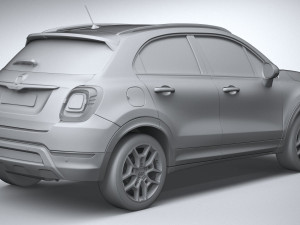 Fiat 500X 2019 3D Modell