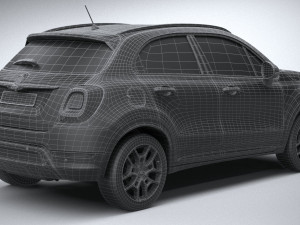 Fiat 500X 2019 3D Modell