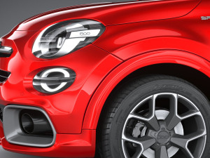 Fiat 500X Sport 2020 3Dモデル