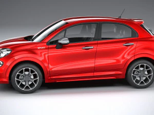Fiat 500X Sport 2020 3D Model