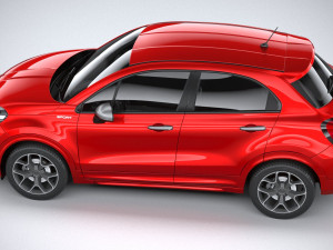 Fiat 500X Sport 2020 3Dモデル