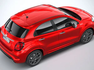 Fiat 500X Sport 2020 3D Model