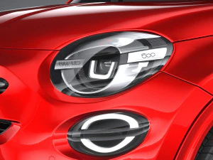 Fiat 500X Sport 2020 3D Model