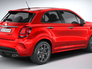 Fiat 500X Sport 2020 3D Model