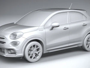 Fiat 500X Sport 2020 3D Model