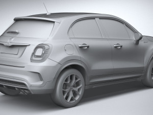 Fiat 500X Sport 2020 3Dモデル