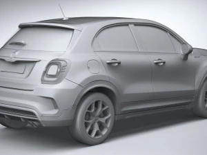 Fiat 500X Sport 2020 3D Model