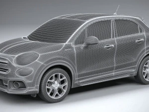 Fiat 500X Sport 2020 3D Model