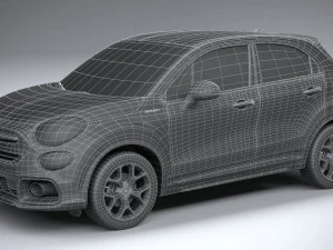 Fiat 500X Sport 2020 3D Model