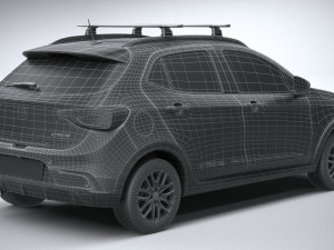 Fiat Argo Trekking 2019 3D Модель