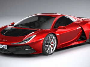 Supercarro Gen&eacute;rico 2020 Modelo 3D