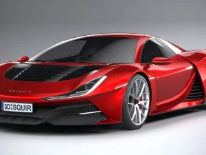 Supercarro Gen&eacute;rico 2020 Modelo 3D