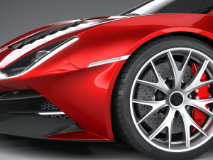 Generic Supercar 2020 Modello 3D
