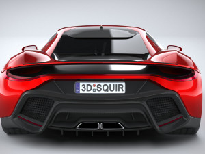 Generic Supercar 2020 Modello 3D