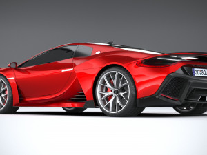 Generic Supercar 2020 Modello 3D