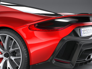 Generic Supercar 2020 Modello 3D