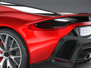 Supercarro Gen&eacute;rico 2020 Modelo 3D