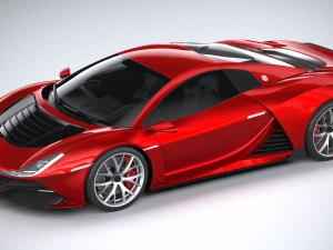Generic Supercar 2020 Modello 3D