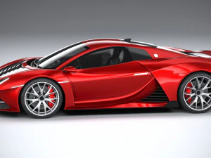Supercarro Gen&eacute;rico 2020 Modelo 3D