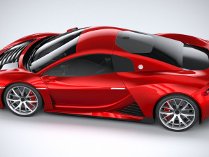 Generic Supercar 2020 Modello 3D