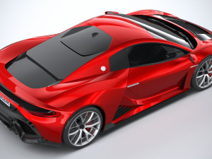 Generic Supercar 2020 Modello 3D