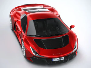 Supercarro Gen&eacute;rico 2020 Modelo 3D