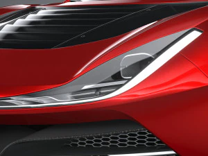 Supercarro Gen&eacute;rico 2020 Modelo 3D