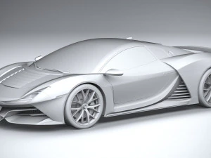 Supercarro Gen&eacute;rico 2020 Modelo 3D