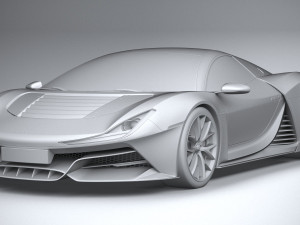 Generic Supercar 2020 Modello 3D