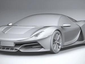 Supercarro Gen&eacute;rico 2020 Modelo 3D