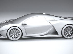 Generic Supercar 2020 Modello 3D