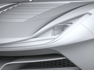 Generic Supercar 2020 Modello 3D