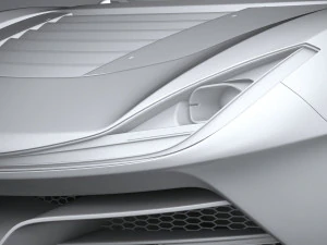 Supercarro Gen&eacute;rico 2020 Modelo 3D