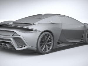 Generic Supercar 2020 Modello 3D