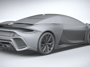 Supercarro Gen&eacute;rico 2020 Modelo 3D