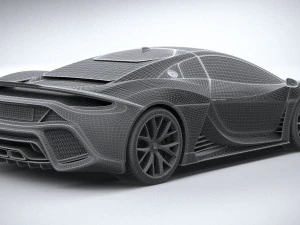Supercarro Gen&eacute;rico 2020 Modelo 3D