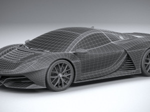 Generic Supercar 2020 Modello 3D