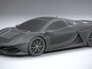 Supercarro Gen&eacute;rico 2020 Modelo 3D