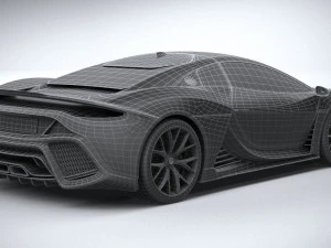 Supercarro Gen&eacute;rico 2020 Modelo 3D