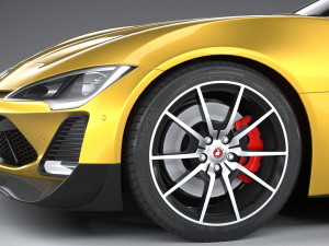 Generic Coupe 2020 3D Модель
