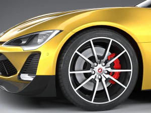 Generic Coupe 2020 3D Model